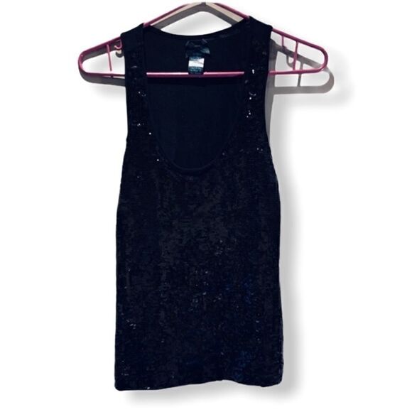Sequinned tank top - Picture 1 of 5